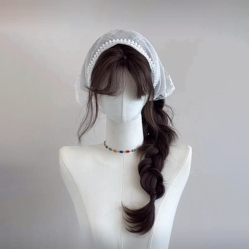 假发女长发新款八字刘海长卷发