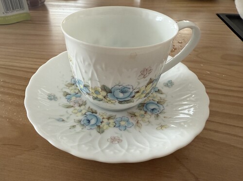 花园系列骨瓷咖啡杯