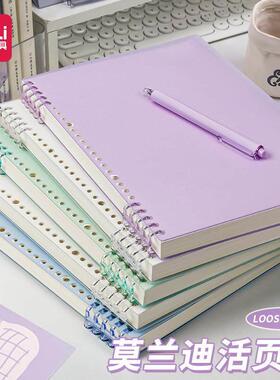 康奈尔5r记忆法笔记本子简约大学生考研法考网格本B5加厚可拆卸方