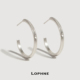 LOPHNE 大耳环原创复古简约气质耳饰百搭高级感礼物 长期主义经典
