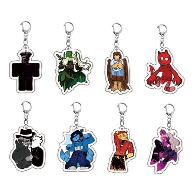 forsaken roblox谷子钥匙扣游戏周边亚克力朋友礼物可爱卡通挂件