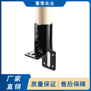 厂家供应 电泳线棒连接件镀黑锌精益管复合管接头HJ-17