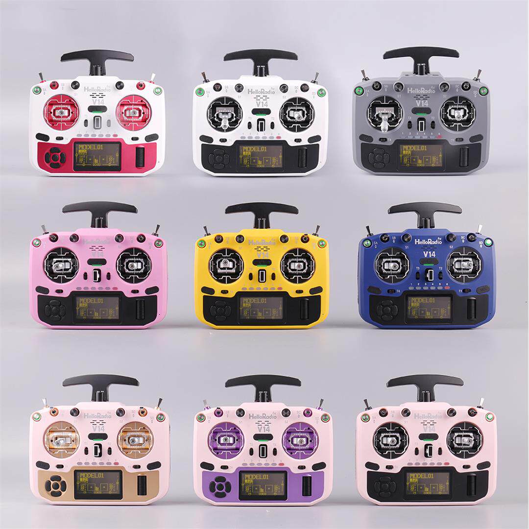 HelloRadio V14 R9开源遥控器FPV高频头EDGETX固件航模全金属摇杆