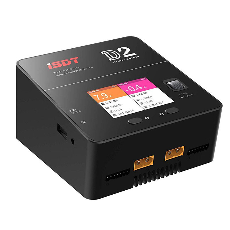 艾斯特 ISDT D2 MARK II 航模4S 3S 6S锂电池平衡充电器 AC200W