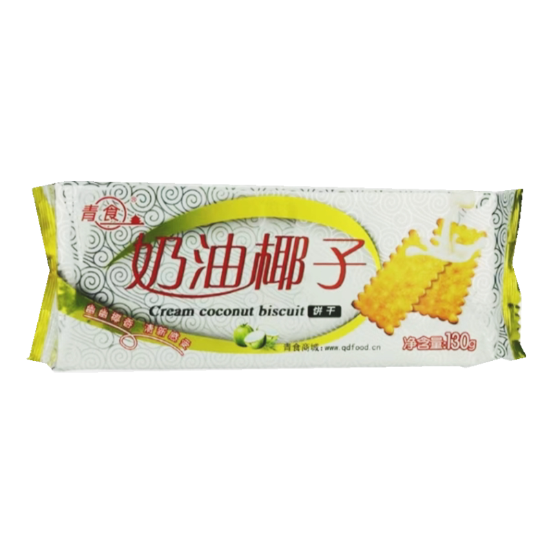 青食奶油椰子蜂蜜椰子饼干