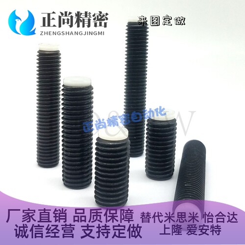 (TDA06)平头圆柱小挡块 机米型缓冲螺丝 聚缩醛防滑螺栓SBPP8/10