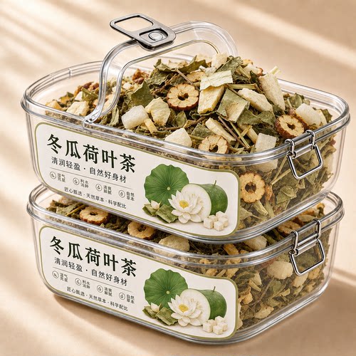 冬瓜荷叶茶决明子清爽解腻泡水喝舒服的大餐茶包养生茶独立小包装