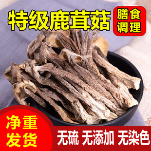 鹿茸菇干货特级鹿茸菇官方旗舰店云南野生菌类煲汤食材蘑菇500g