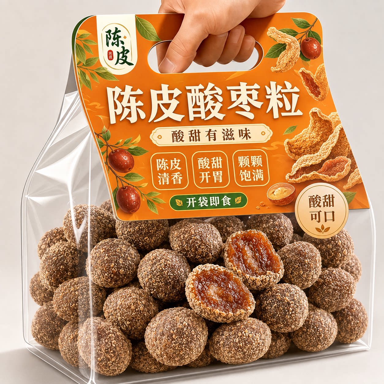 陈皮南酸枣粒散装酸角糕江西特产办公孕妇儿童酸甜休闲零食旗舰店