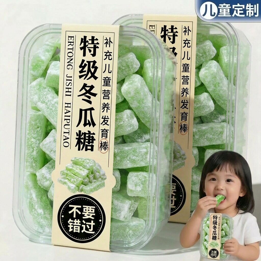 冬瓜糖正宗老式冬瓜条传统办公休闲怀旧零食蜜饯水果干孕妇专用