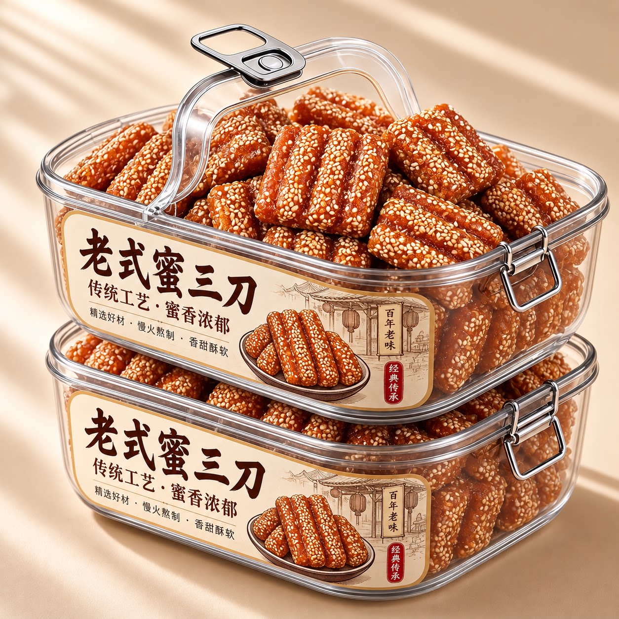 山东特产蜜三刀官方旗舰店老式传统果子糕点心健康零食品小吃休闲