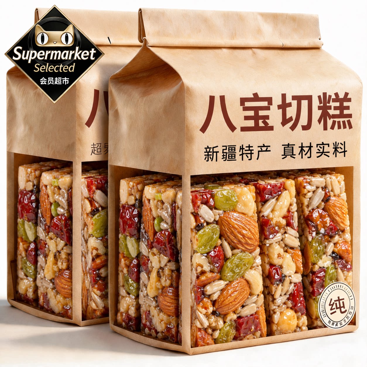 正宗新疆切糕特产官方旗舰店小包装八宝切糕传统纯手工特产无蔗糖