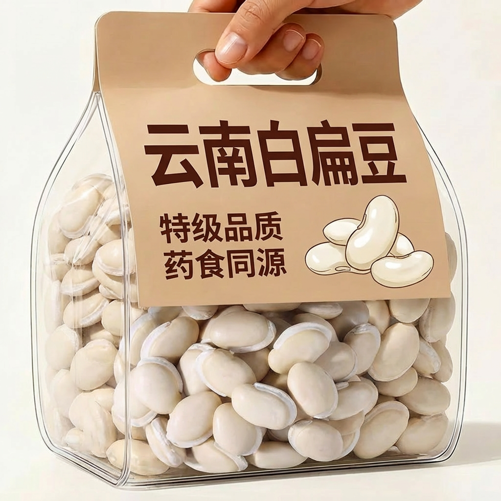 天猫旗舰正宗白扁豆官方旗舰店云南新货中药材正品农家自种豆年货