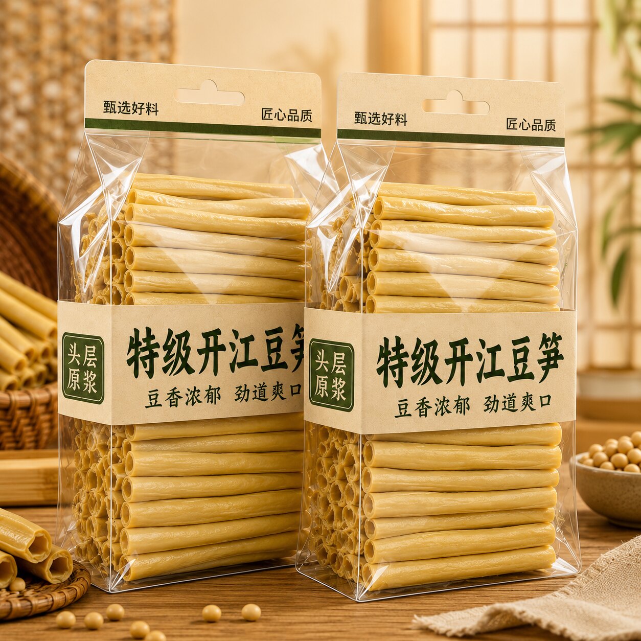 特级开江豆笋官方旗舰店四川特产正宗纯手工豆筋豆棒豆杆豆棍腐竹