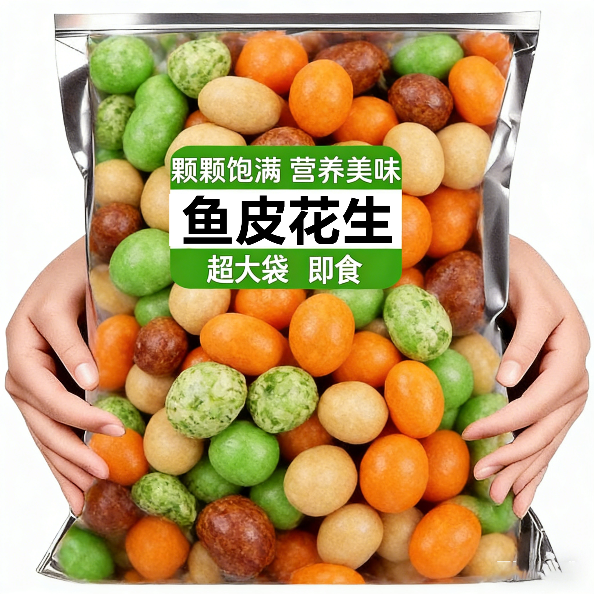 正宗鱼皮花生旗舰店500g罐装多味花生下酒菜坚果炒货耐吃解馋零食,零食/坚果/特产,花生,淘宝优惠券,粉丝福利购,淘宝优惠卷