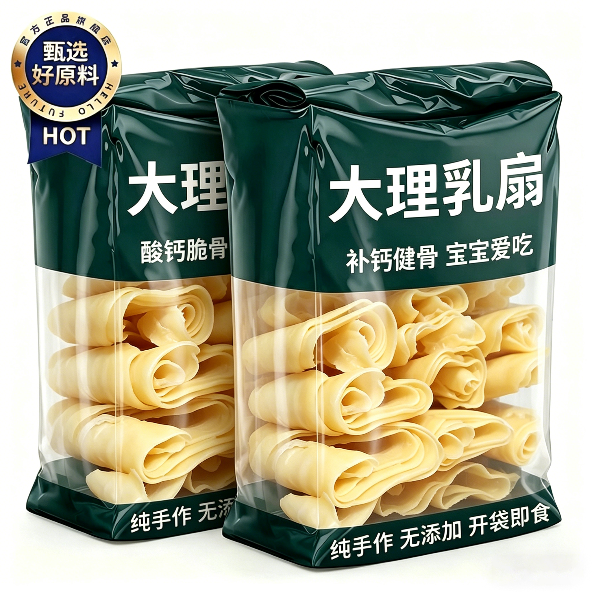 云南特产正宗大理乳扇云南特产官方旗舰店玫瑰乳扇奶皮子独立包装