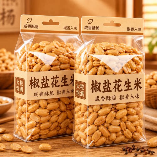 【椒香入味】香酥椒盐花生米