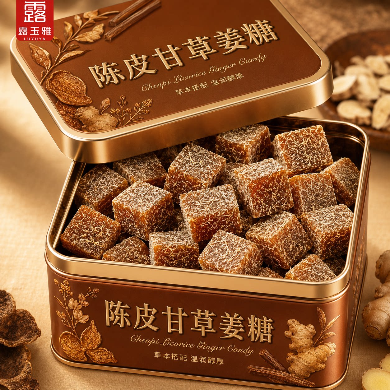 【姜味醇厚】正宗陈皮甘草姜糖图片