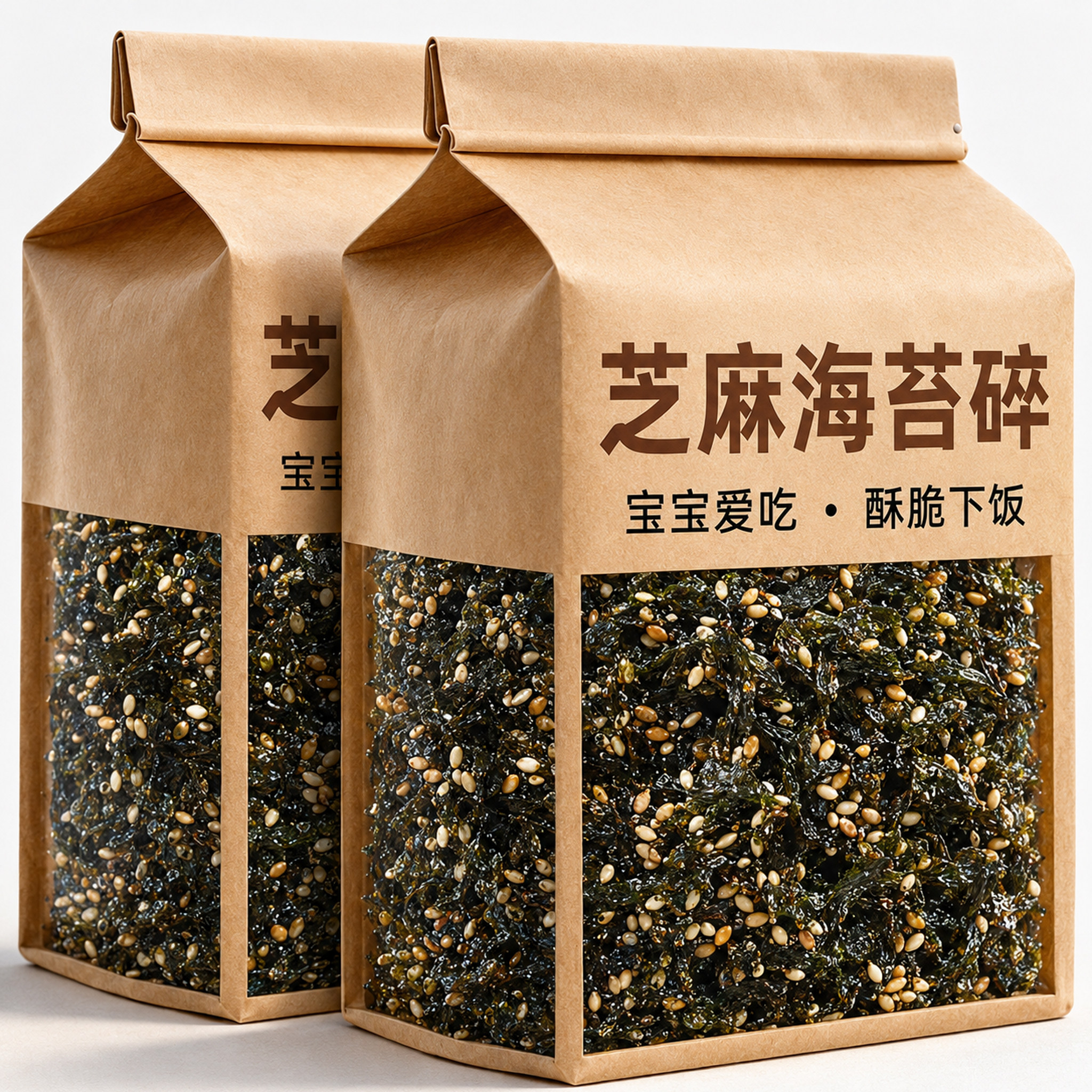 儿童海苔拌饭碎旗舰店家用无添加芝麻紫菜碎饭团拌饭拌面配料即食