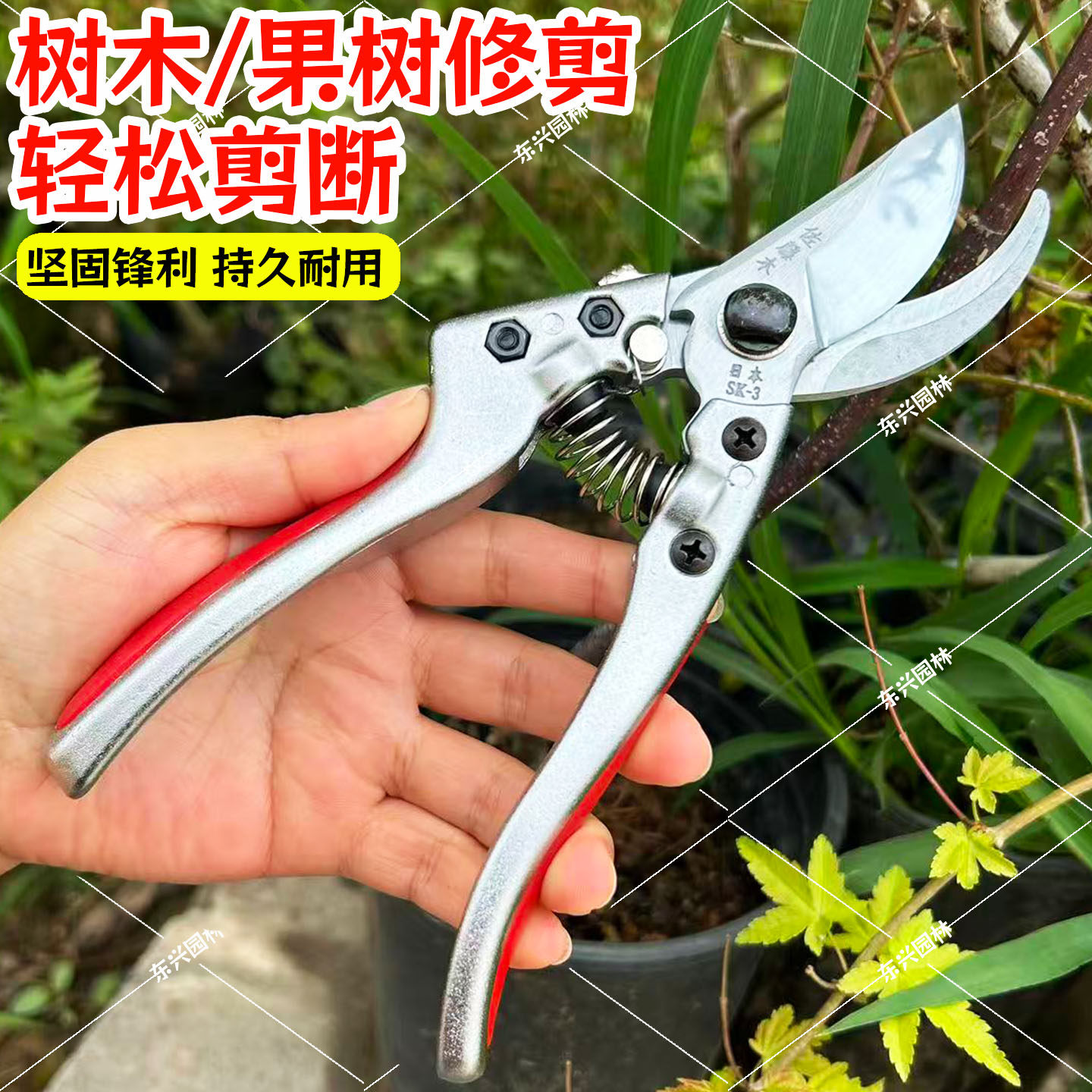 进口台湾佐藤木sk3修枝剪果树剪园林剪盆景剪佐腾木858