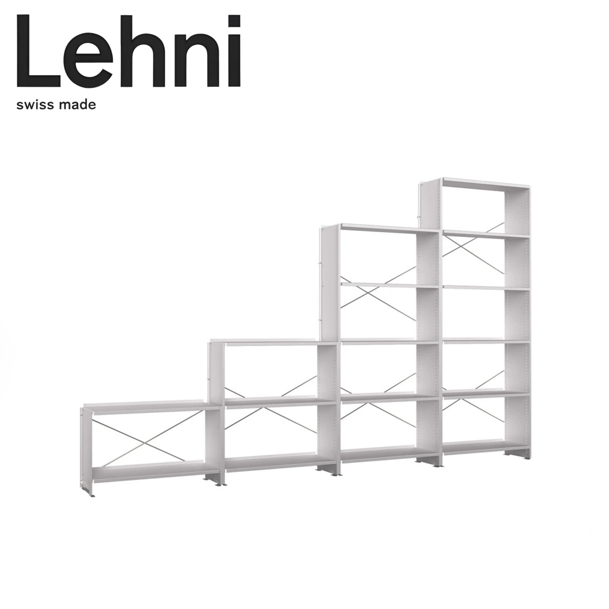 【原装正品】瑞士 Lehni | Aluminium Shelf 经典铝制搁板书架