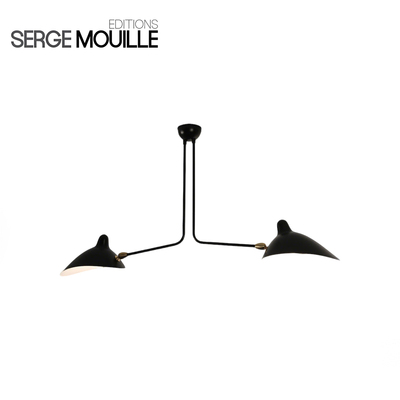 【原装正品】法国 Serge Mouille| Ceiling lamp 2 still arms 吸