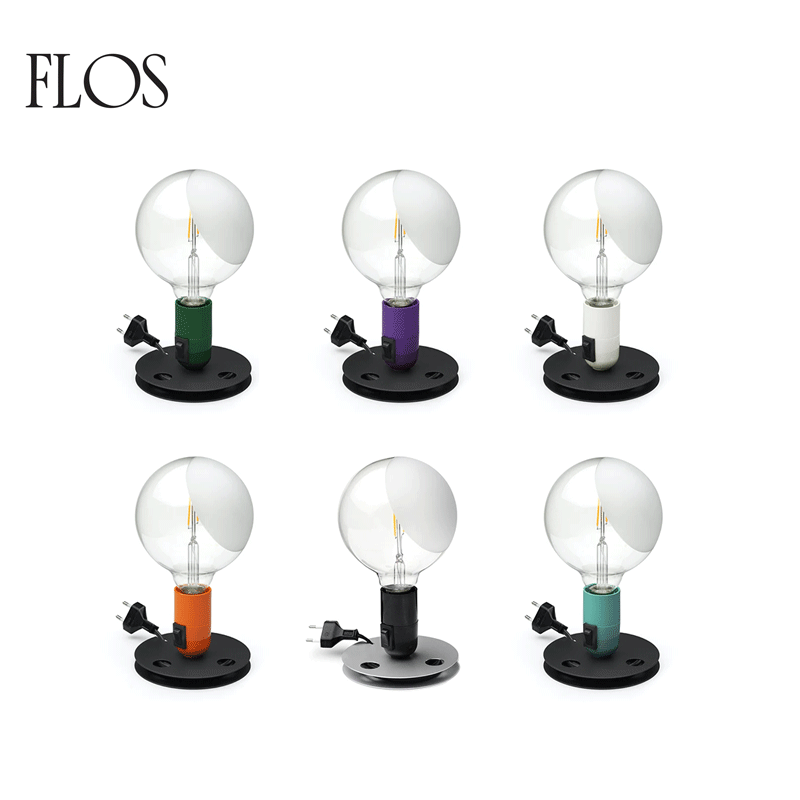 Flos Lampadina意大利原装进口简约创意现代白光台灯桌灯床头灯