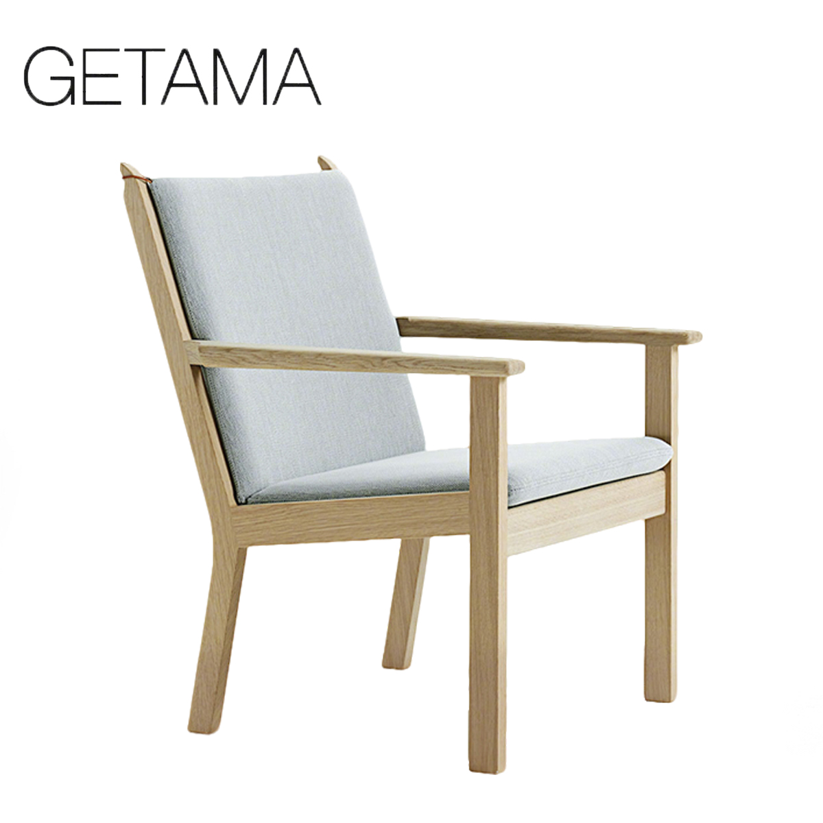 【原装正品】 丹麦Getama | GE284 休闲椅脚蹬Wegner为中老年设计