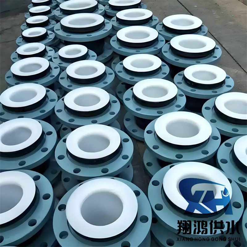 丁腈耐油耐磨双法兰橡胶软接头