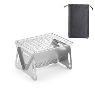 迷你烧烤炉卡片式户外烤肉家用折叠便携式野外小号一人食木炭野外