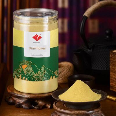 花长白山松花天粉500g首新粉红马IHY尾松然野个生正宗外破壁松粉