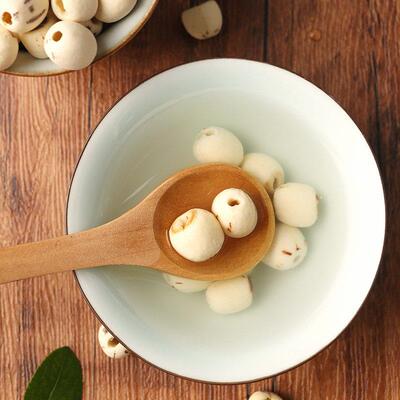 磨莲200g莲皮通心白XKX莲干 干货去芯莲特产子无芯莲百合银耳子羹