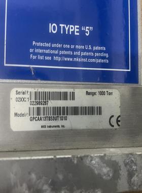 （设备配件）MKS GPCAA13TS53UT1010 Mass Flo