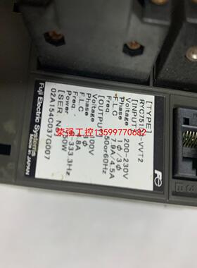 【荣强工控】富士拆机RYC751D3-VVT2，成色入图