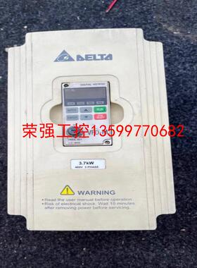 【荣强工控】台达变频器 VFD037M43A 3.7KW ，拆机的，实物