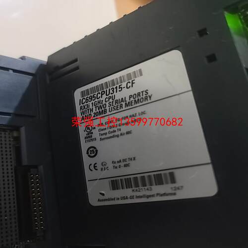 【荣强工控】IC695CPU315-CF,功能包好，板子无腐蚀，没有上壳