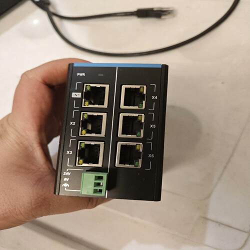 全新原装汇川ethercat分支器，一进5出，GR10-EC-6SW