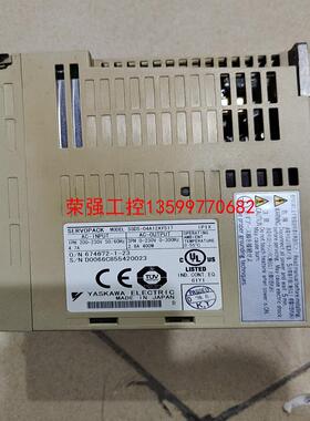 【荣强工控】安川伺服驱动器SGDS-04A12AY517  400w 拆
