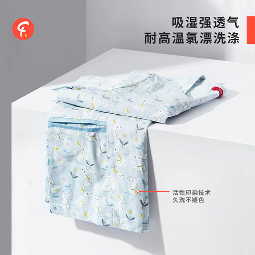 法然/Faran 印花洗手服刷手服医生护士衣宠物院工作服套装透气夏