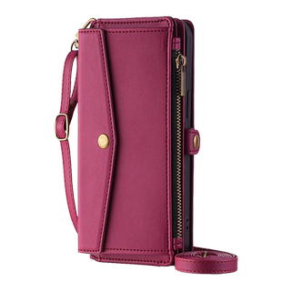 适用三星S24手机壳斜挎GalaxyS25Ultra翻盖皮套s23+全包防摔s23fe真皮S21十背带挂绳S20U钱包式插卡新款女5G