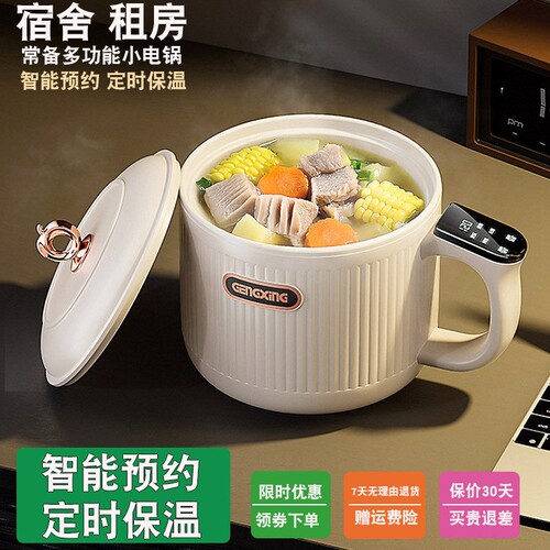 新款小型电煮锅一体锅多功能家用