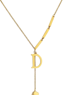 梵可亚宝官网D字母项链饰品