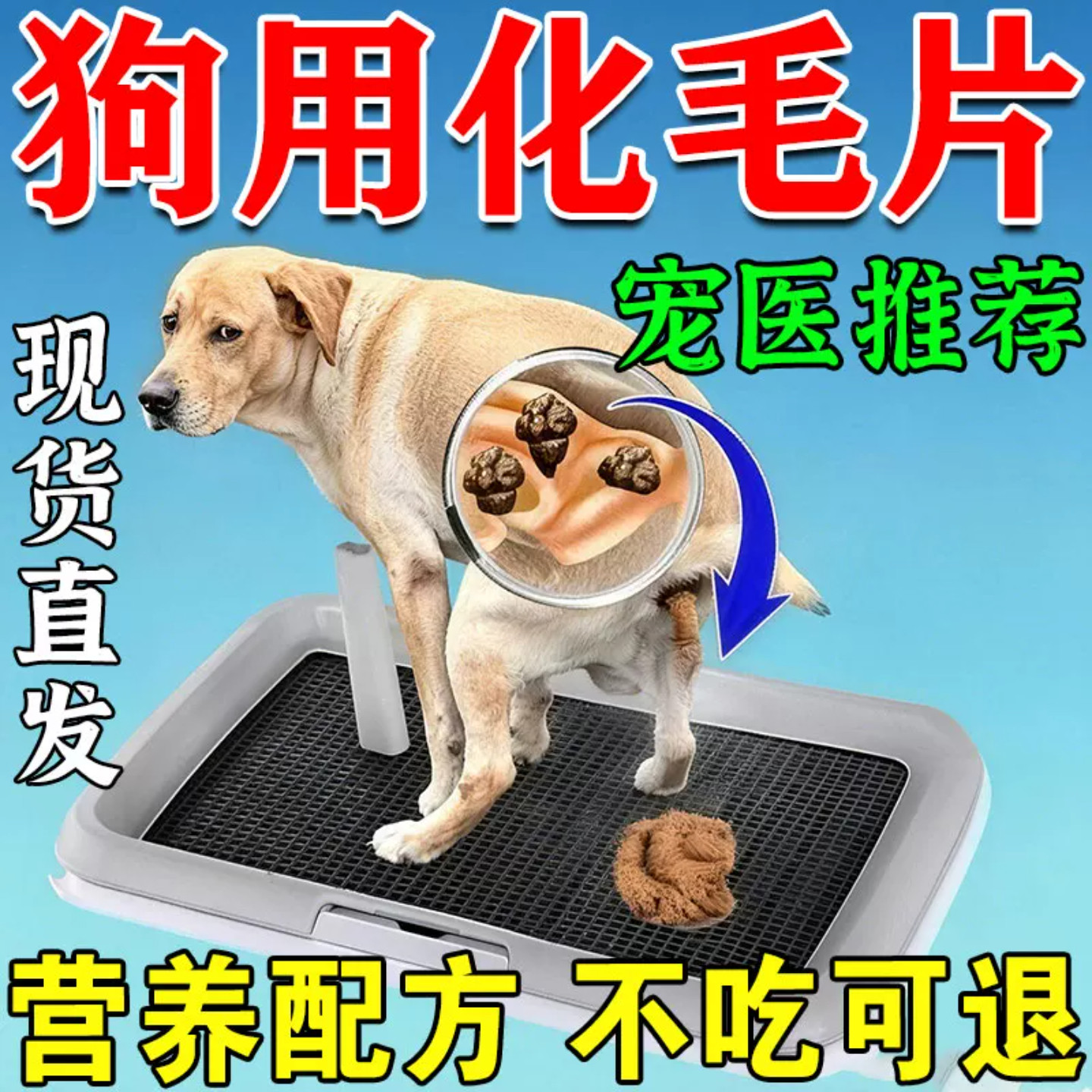化毛膏狗狗专用宠物犬吐毛排毛除毛球益生菌调理肠胃助消化星