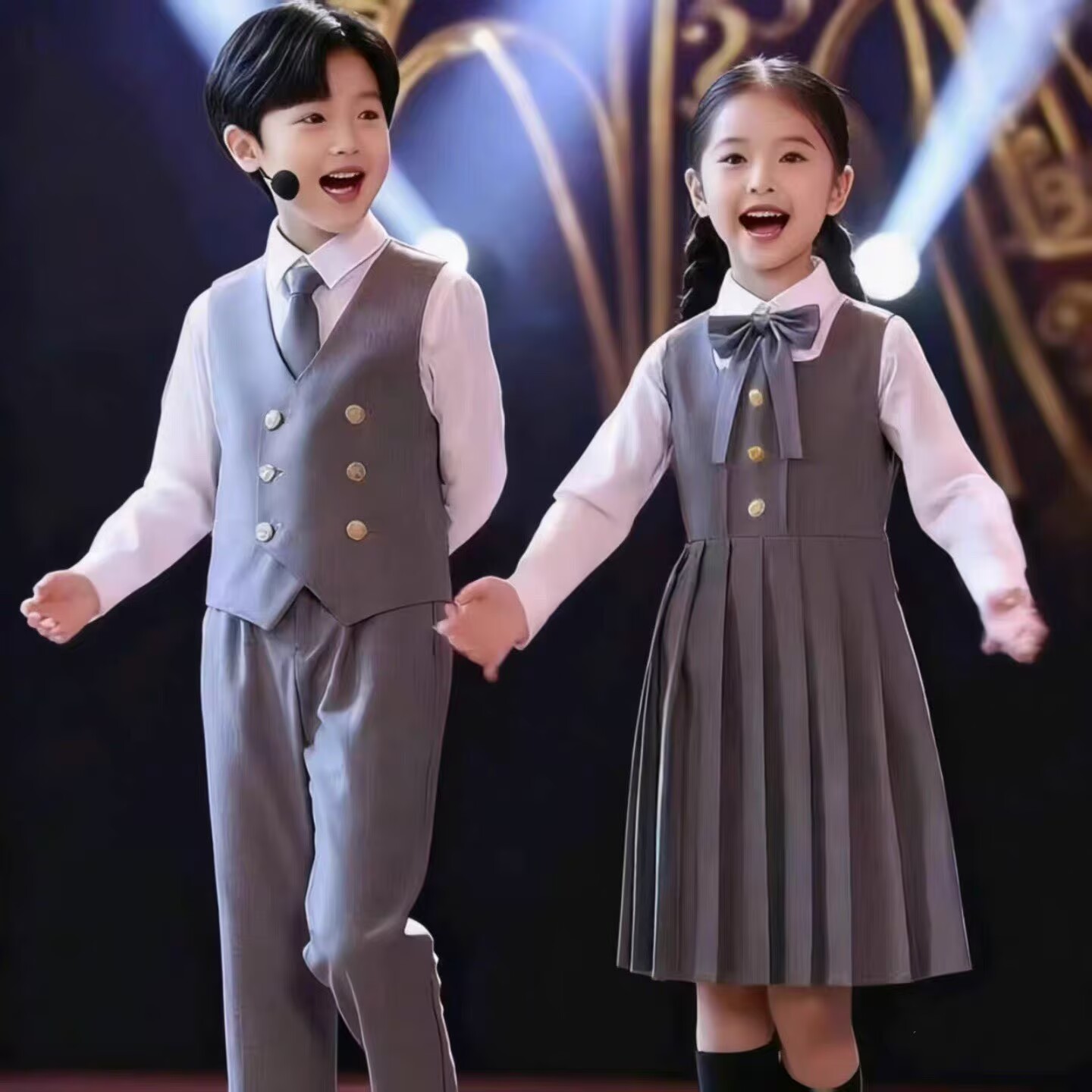 儿童演出服大合唱团表演服