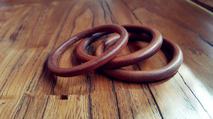 一生之环情侣款日本昭南枥木鞍革牛皮手镯手环男女通用定制皮手链