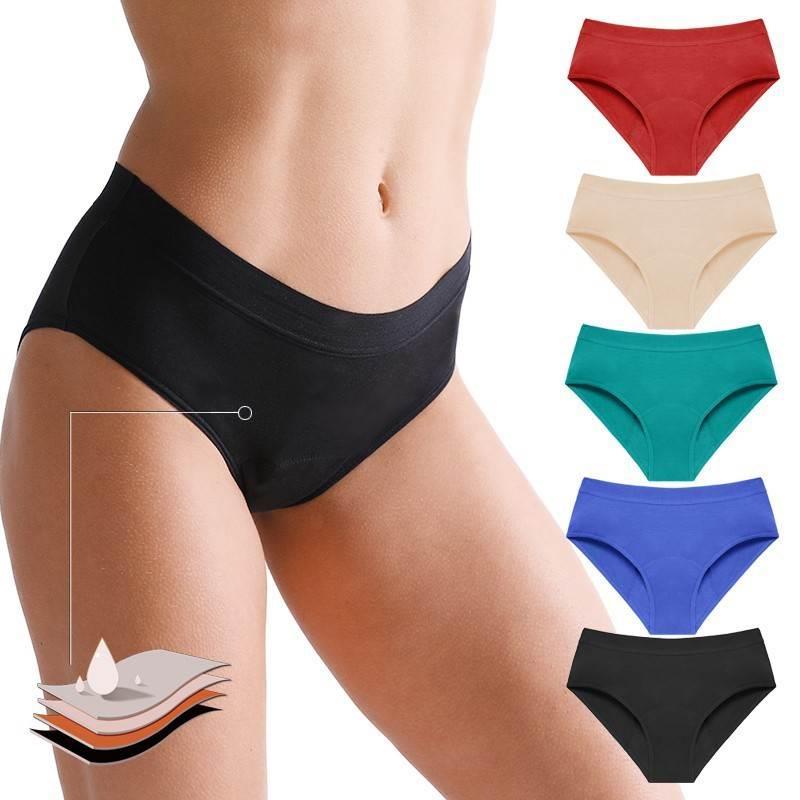 S-6XL 4 Layer Women Leak Proof Physiological Underwear Girls