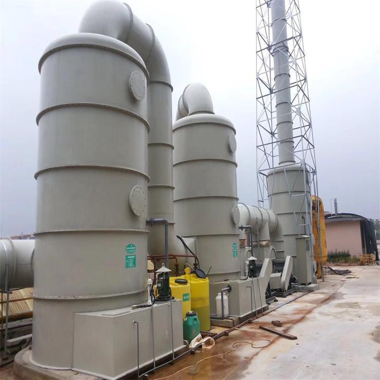 陕西pp喷淋塔 耐酸碱洗涤塔 工业废气不锈钢酸雾塔 碳钢水洗塔