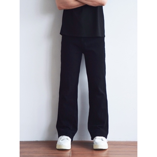 美式 新款 显高修身 HFB 直筒裤 长版 微喇休闲裤 男D11 小个子定制裤