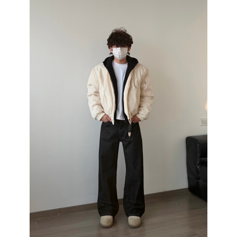 【小个子特制衣长】HFB cleanfit短宽加厚棉服夹克保暖外套MY1380