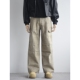 休闲裤 HFB C723 美式 大理石直筒微喇伞兵工装 小个子裤 长特制版